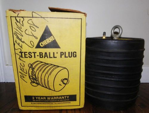 CHERNE 10&#034; Test Ball SEWER PIPE PLUG