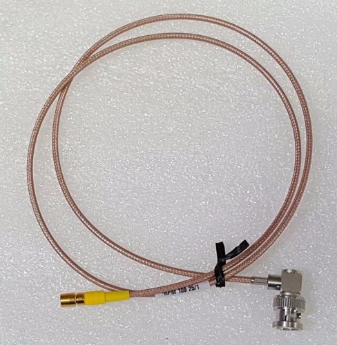RF Coaxial Cable, BNC Male to SMB Female Straight Plug, 35&#034; lg.