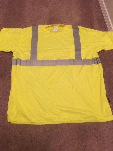 OCCUNOMIX LUX-SSETP2B-YXL T-Shirt, Mens, 3XL Yellow