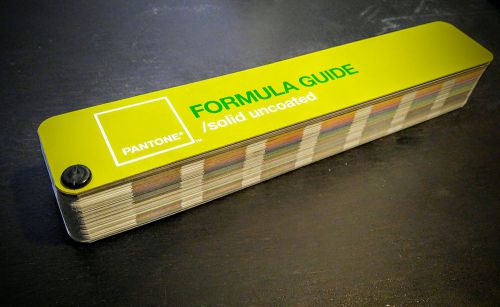 Pantone FORMULA GUIDE  Solid Uncoated Swatch Guide &#034;NEW, SLIGHTLY USED&#034; cond.