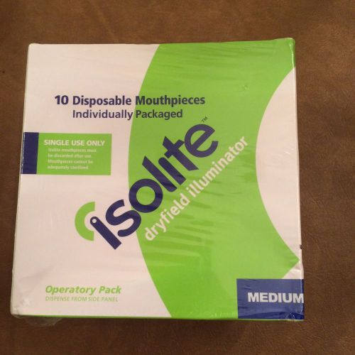 ISOLITE DENTAL MOUTHPIECES MEDIUM SIZES FOR ISOLITE ISODRY SYSTEMS (10/PK)