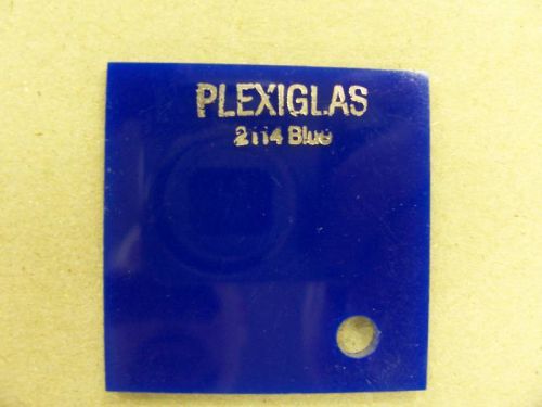 Acrylic Plexiglass sheet BLUE #2114 1/4&#034; x 48.&#034; x 18&#034;