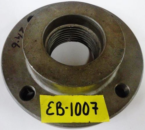 6-3/8” Lathe Chuck Adapter Plate 2-1/4” – 6 Spindle Thread 7/8” Thickness