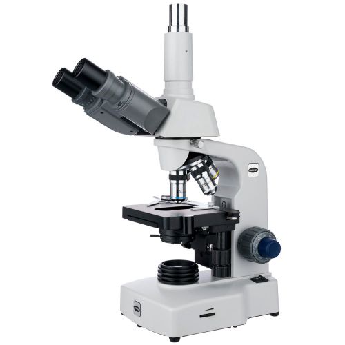 40X-1000X LED Semi-Plan Siedentopf Binocular Compound Microscope w/ 3D Two-Layer