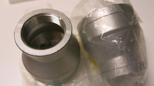 2-1/2&#034; x 1-1/2&#034; female fnpt stainless steel 304 reducer coupling fitting coupler for sale