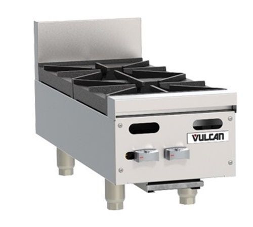 Vulcan vhp212 achiever hotplate gas countertop 12&#034; (2) 30,000 btu (27,500... for sale