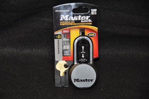 NEW Master Lock Magnum M930XKADLH Steel Padlock/2&#034; Shackle