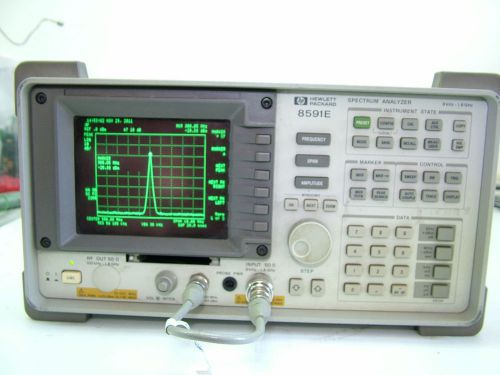 HP 8591E 9KHz - 1.8GHz Spectrum Analyzer Opt 130 NBW 004 023 Patentix Ltd