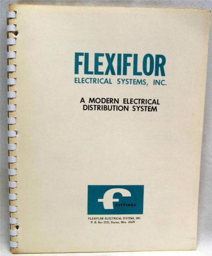 FLEXIFLOR ELECTRICAL SYSTEMS ADVERTISING SALES CATALOG BROCHURE 1963 VINTAGE