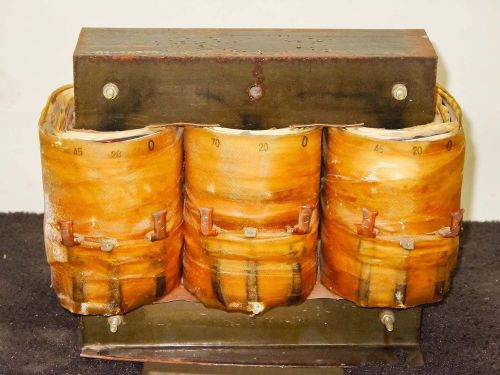 Burton equipment 3 phase 440 primary to 45 secondary transformer 16 kva for sale