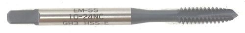 GREENFIELD 82609 10-24NC 3FLUTES BLACK OXIDE HSS-E H3 SPIRAL PLUG GUN TAP