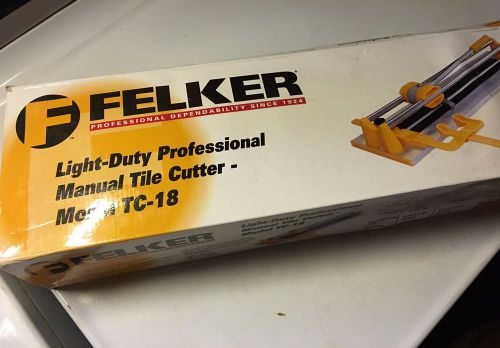 FELKER Light Duty Professional Manual Tile Cutter Model TC-18 in Bulk 25 pcs
