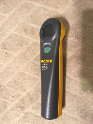 Used Fluke co-220 Carbon Monoxide Meter co2 Detector Tester Excellent Mint Cond!