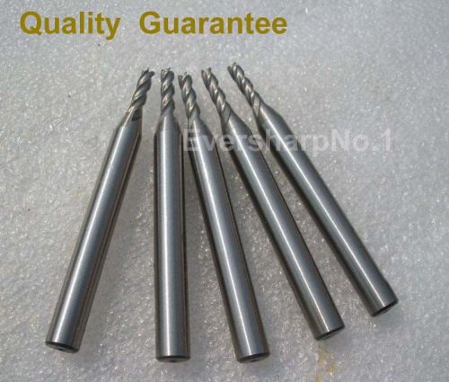 Lot 5pcs HSS Parallel Shank Fully Ground 4 Flute Cutting Dia 3.0mm End Mills