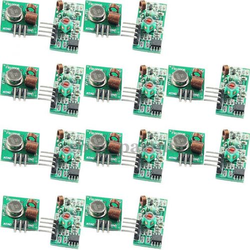 10sets 433mhz rf transmitter and receiver link kit for arduino/arm/mcu wl for sale
