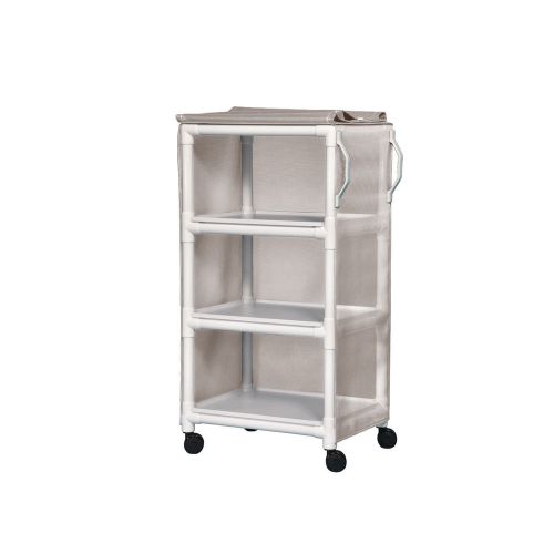 3 Shelf Cart With Cover - 26&#034; X 20&#034; Shelves Mesh Linen          1 EA