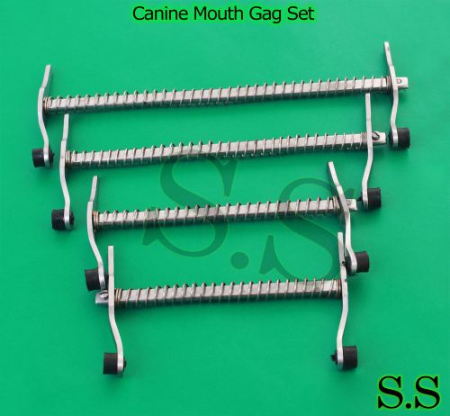 4 Canine Mouth Gag Dog Cat Animal Veterinary Instruments