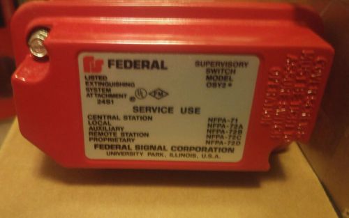 Federal Signal. OSY2* Supervisory Switch NFPA Brand new