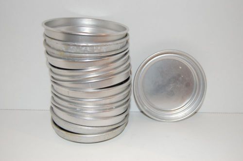 Aluminum sample weight pans 4.5&#034; diameter (15) trays in the lot for sale