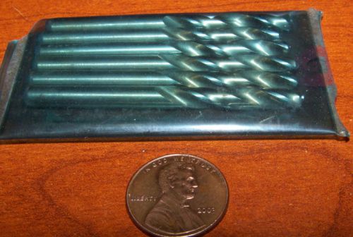 HSS cobalt Stub drills #13 0.185 6 pcs new machine shop