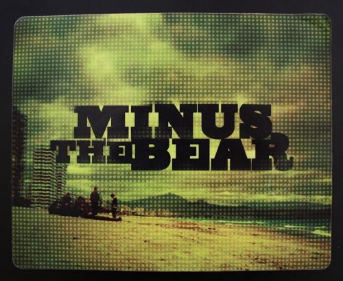 Minus the bear &#039;menos el oso&#039; computer mouse pad for sale