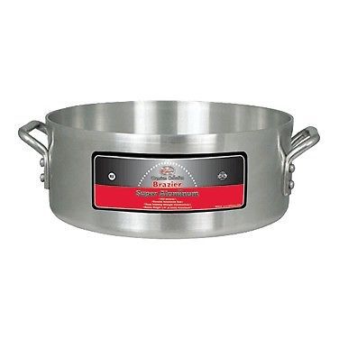 Winco AXHB-15, 15-Quant Aluminum Brazier with 6-mm Super Aluminum Bottom, NSF