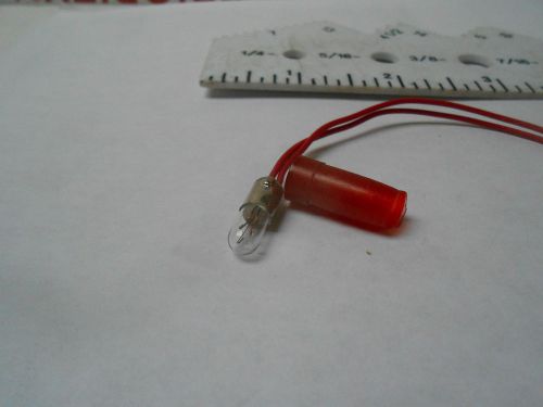 L10/20RLC-R RED LIGHT PRE WIRE 6&#034;  12-24 VDC NEW OLD STOCK 5 PCS