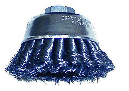 Shark 14051  5/8-11nc 0.014-gauge wire 6-inch double row knotted cup brush for sale