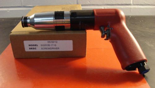 Aro sq053b-17-q pistol scewdriver,1/4&#034;inlet 5/16&#034; spindle offset 25 cfm /gi3/ rl for sale