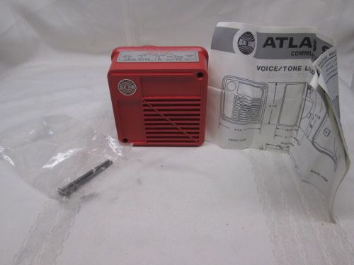 Vintage Atlas Sound VT-27 UCR Voice Tone Fire Protective Signaling Loud Speaker