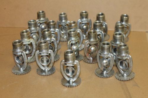 Fire sprinkler heads, 165 deg F fusable link, 1/2&#034;, F950 SSU-3, Tyco, Lot of 20