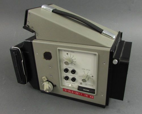 HP 197B Oscilloscope 4x5 Polaroid Camera with 10376A Camera Adapter