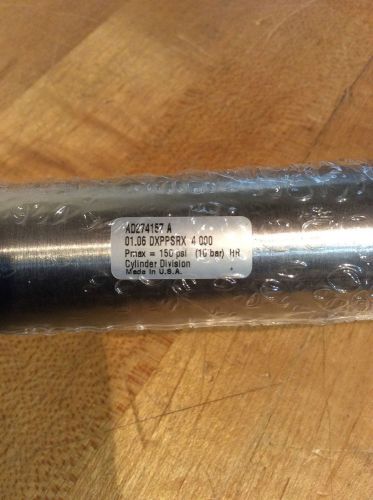 Parker Series SRX Pneumatic Cylinder - 1 1/16&#034; Bore x 4&#034; Stroke, Stainless Steel