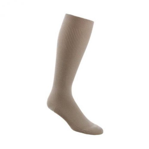 Casual Cotton 15-20mmHg Closed Toe Men&#039;s Knee High Sz B (9-11) Khaki, 186CB30