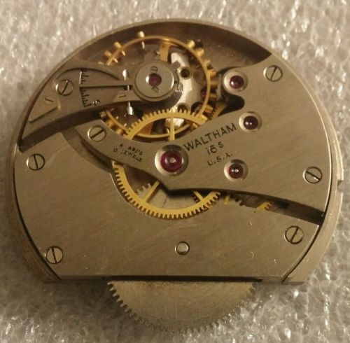 Mosler time lock movement escapement, Waltham 16S w/ spacing ring. Not Working