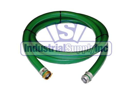 3&#034; x 20 ft heavy duty green superflex trash pump water suction hose for sale