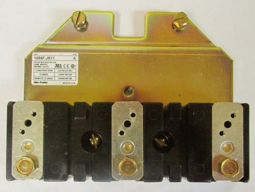 ALLEN BRADLEY Class J Fuse Block Assembly 100 Amp 600V 1494F J611