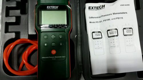 Extech Ps106 Pressure Manometer, 6 Psi BRAND NEW