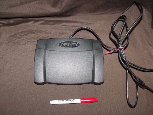 Infinity IN-USB-2 Computer Transcription Foot Pedal Control Play FWD REW