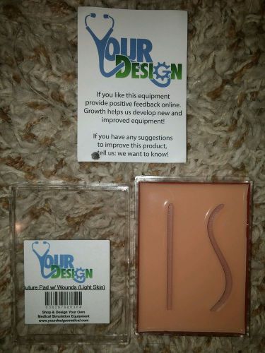 Pocket Suture Pad w/ Wounds -- Your Design Medical (Made in the USA)