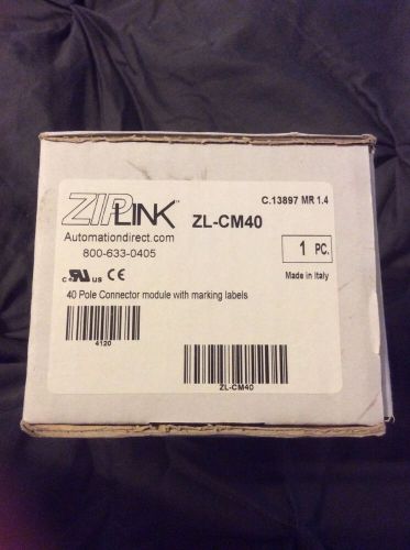Automation Direct ZL-CM40 Zip Link 40 Pole Connector Module New In Box