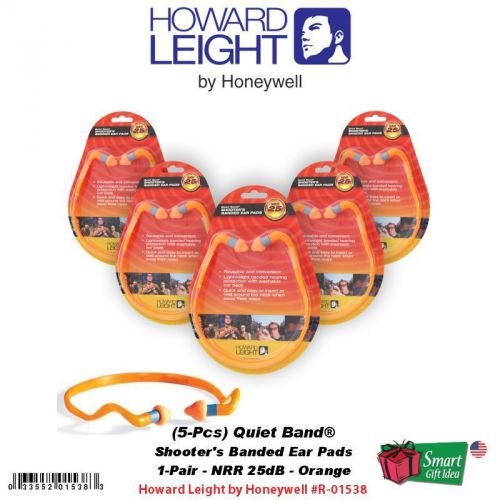 Howard leight (5-pack) quiet hearing protection band, reusable pods #r-01538_5 for sale