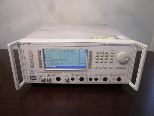 Ifr / aeroflex / marconi 2026 10 khz to 2.4 ghz multisource signal generator gsm for sale