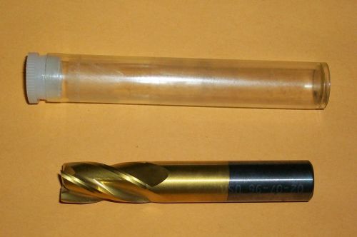 1/2&#034; Solid Carbide End Mill 4 Flute Centercutting LOC 1&#034; NEW