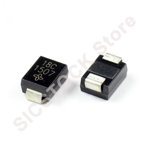 (5PCS) P6SMB18CA DIODE TVS 18V 600W BIDIR 5% SMD P6 6S