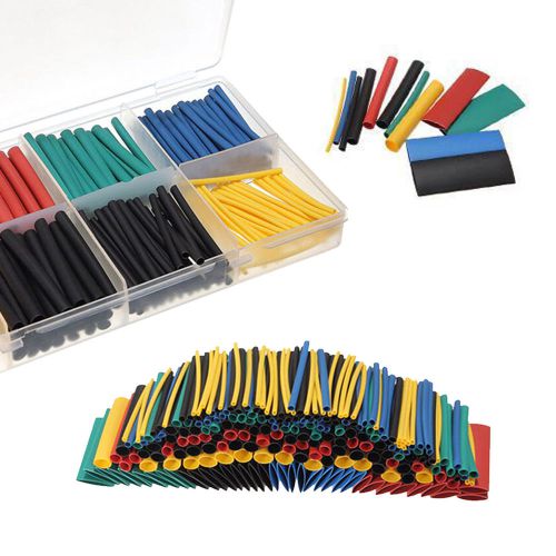 280 pcs assortment ratio 2:1 heat shrink tubing tube sleeving wrap wire kit for sale