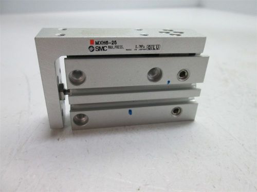 SMC MXH6-25 Compact Slide, Bore: 6mm, Stroke: 25mm, 0.15-0.7MPa, Ports: M5x0.8