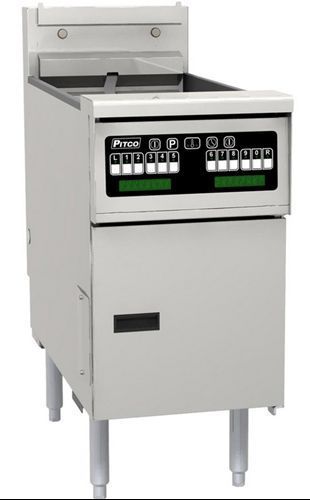 Pitco SE14TR-C-S Fryer electric twin tanks (2) 20 - 25 lb. oil capacity tanks