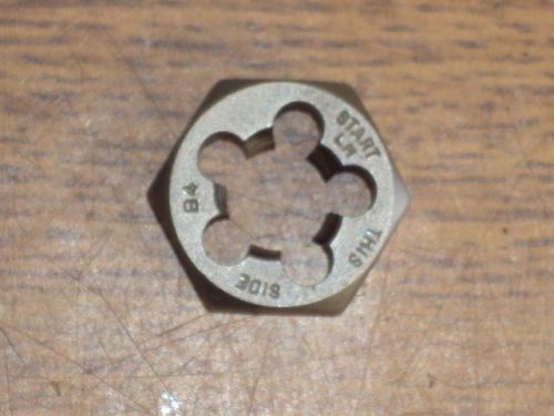 NEW VERMONT 1/4&#034; INCH HEX THREADING DIE 1/4-18 NO 20749 OD 1&#034;