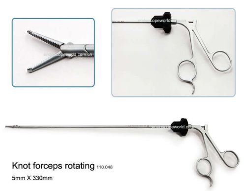 New Dissecting Knot Forceps 5X330mm Laparoscopy